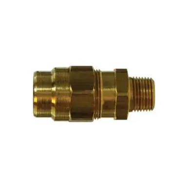 Midland Industries 38334 - Adapter, 3/8" Hose x 3/8" Male Pipe, Brass