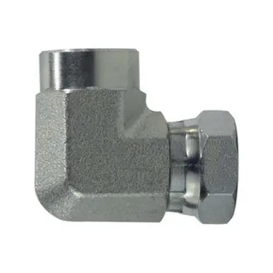 Midland Industries 150268 - Swivel Adapter Union Elbow, 3/8" Female Pipe x 1/2" FNPSM, Steel