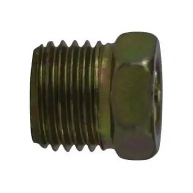 Midland Industries 12274 - Tube Nut, 5/16" Inverted Flared, Steel, Zinc-Plated