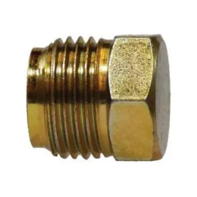 Midland Industries 12095 - Cored Plug, 3/8" Inverted Flared, Brass