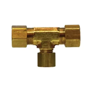 Midland Industries 18113 - Reducing Tee, 1/4" Compression x 1/4" Compression x 3/16" Compression,