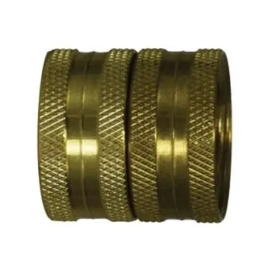 Midland Industries 707403-12 - Swivel Adapter, 3/4" FGH x 3/4" FGH, Brass