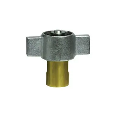Midland Industries 61153 - Quick Disconnect Wingnut Coupler, 1" NPT(F) x 1" NPT(F), Brass