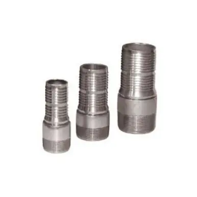 Midland Industries CNT-600CR-SP - Crimplok Combination Nipple, 6" Hose Barbed x 6" MIP, Steel