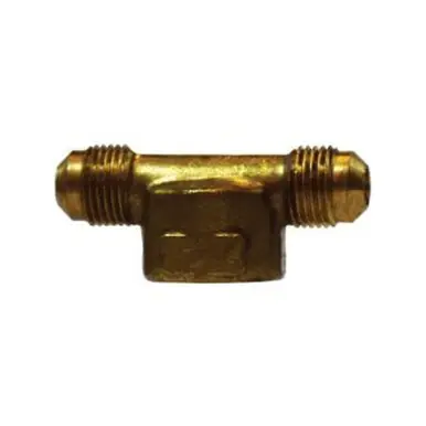 Midland Industries 10429 - Branch Tee, 1/4" SAE 45° Male Flared x 1/4" SAE 45° Male Flared x 1/4"