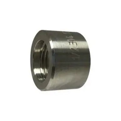 Midland Industries 62773B1 - Barstock Half Coupling, 1/2" FPT x 1/2" Butt Weld, Stainless Steel