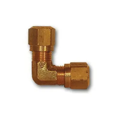 Midland Industries NT265X6 - Elbow, 3/8" Tube OD x 3/8" Tube OD, Brass