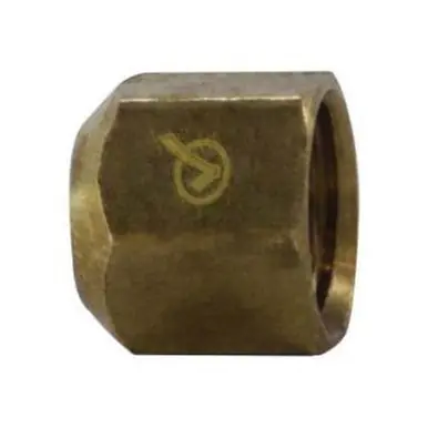 Midland Industries LF40-10 - Cap, 5/8" 45° Female Flared, Brass