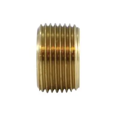 Midland Industries 28118 - Face Bushing, 3/4" NPT(M)F x 1/2" NPT(M)F, 0.64" Brass