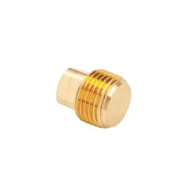 Midland Industries LF109AL-8 - Countersunk Hex Plug, 1/2" MPT, 0.61" Brass