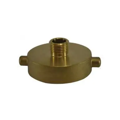 Midland Industries 444006 - Fire Hose Hydrant Adapter, 2-1/2" NST x 1-1/2" NST, Brass
