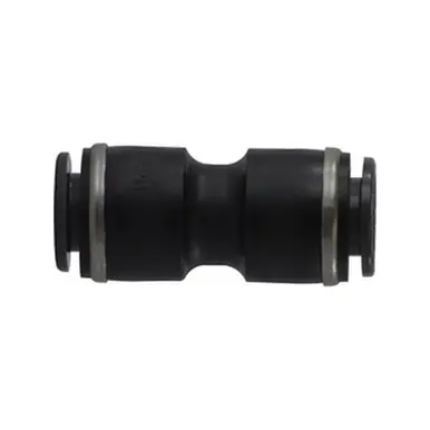 Midland Industries 640604C - Reducing Union, 3/8" Push" Tube x 1/4" Push" Tube, Composite