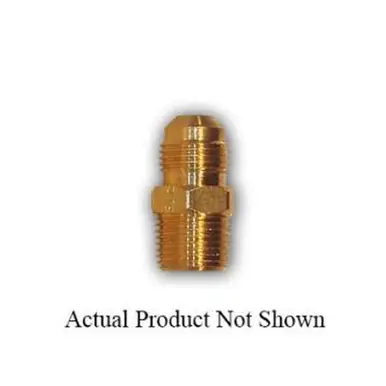 Midland Industries 48-128 - Adapter, 3/4" SAE 45° Male Flared x 1/2" MPT, Brass