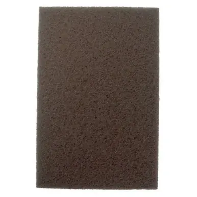 WEILER 51454 Non-Woven Hand Pads, Heavy-Duty, 9 x 6, Brown, Aluminum Oxide (40pk)