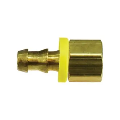 Midland Industries 30394 - Adapter, 3/8" Push-On Hose Barb x 1/2" FIP, Brass