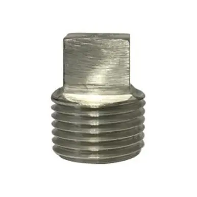 Midland Industries 62657B1 - Barstock Square Head Plug, 1-1/2" MPT, Stainless Steel, 1000/3000 lb