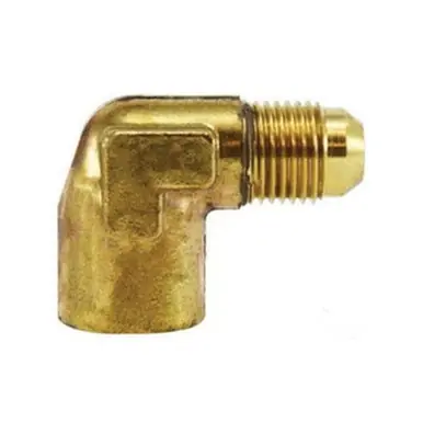 Midland Industries 28973 - Elbow, 1/4" Male 37° JIC x 1/8" FIP, Brass