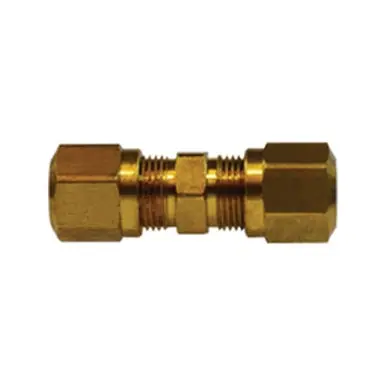 Midland Industries 38018 - Air Brake Union, 3/16" Tube OD x 3/16" Tube OD, Brass