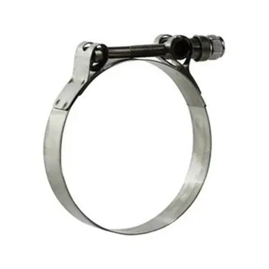 Midland Industries 840150 - T-Bolt Hose Clamp, 1-9/16" Nominal, 1-3/8" Min. Clamp Dia., Stainless