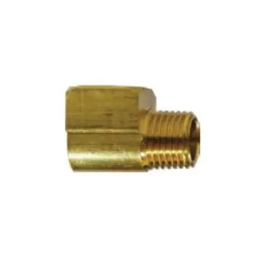 Midland Industries 706116-06 - Short Barstock 90° Street Elbow, 3/8" FPT x 3/8" MPT, Brass