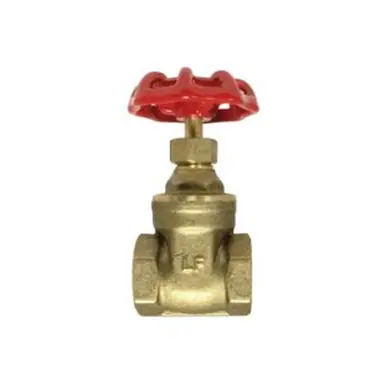 Midland Industries 940131LF - Gate Valve, 3/8" Nominal, FIPT, 200 psi WOG Pressure, 32 to 320° F