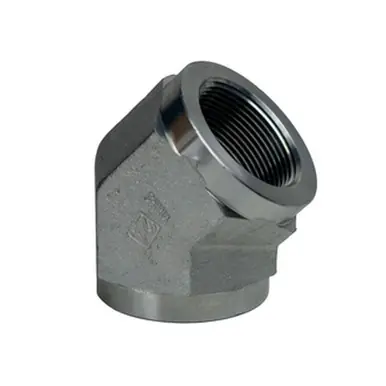 Midland Industries 5505-24-24 - 45° Elbow Female Pipe Female Pipe, Steel