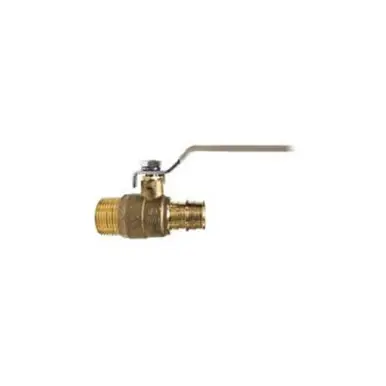 Midland Industries 945631LF - Cold Expansion Ball Valve, 1/2" Nominal, NPT(M) x PEX, 400 psi WOG