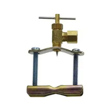 Midland Industries 46090A - Self Piercing Needle Valve Kit, 1/4" Nominal, Compression, Brass Body