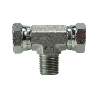 Midland Industries 16012020 - Swivel Tee, 1-1/4" FPT x 1-1/4" FPT x 1-1/4" MPT, Steel