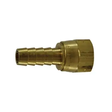 Midland Industries 30295 - Swivel Adapter, 3/16" Hose Barbed x 5/8" Female 45° Flared, Brass