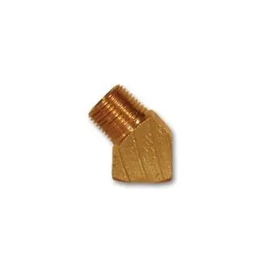 Midland Industries LF124-8 - 45° Street Elbow, 1/2" FPT x 1/2" MPT, Brass