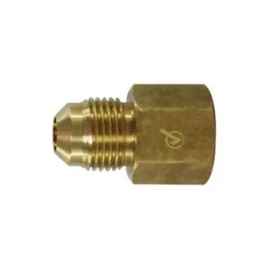 Midland Industries 704046-0812 - Adapter, 1/2" SAE 45° Male Flared x 3/4" FIP, Brass