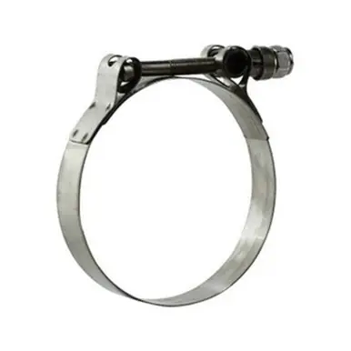 Midland Industries 840888 - T-Bolt Hose Clamp, 8-15/16" Nominal, 8-21/32" Min. Clamp Dia., Stainless