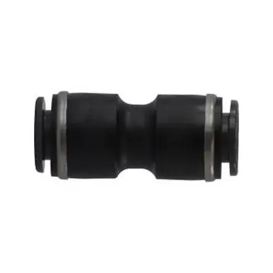 Midland Industries 620400C - Straight Union, 1/4" Push-In x 1/4" Push-In, Composite