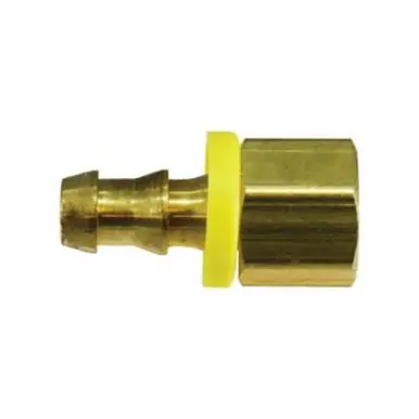 Midland Industries 30227 - Straight Adapter, 1/2" Push-On Hose Barbed x 1/2" FIP, Brass