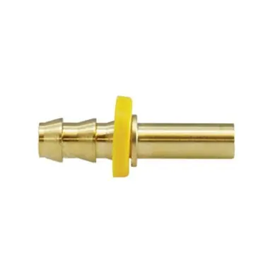 Midland Industries 30298 - Rigid Tube Adapter, 5/8" Push-On Hose Barbed x 5/8" Tube OD, Brass