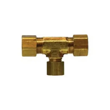 Midland Industries 18119 - Reducing Tee, 5/8" Compression x 5/8" Compression x 1/2" Compression,