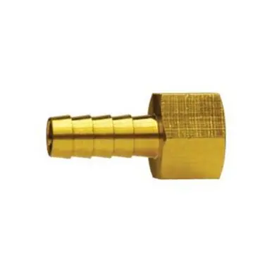 Midland Industries 32049 - Rigid Adapter, 1" Hose Barbed x 3/4" MPT, Brass