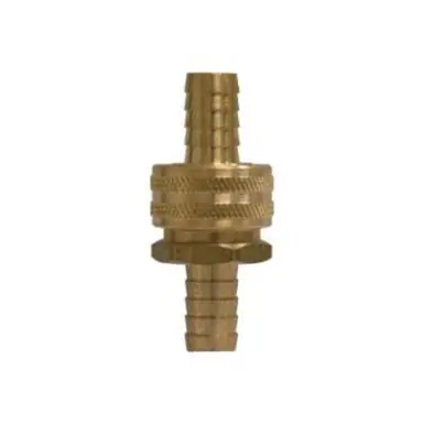 Midland Industries 30462 - Coupling Set w/ Hex Nut, 5/8" 5/8" Brass