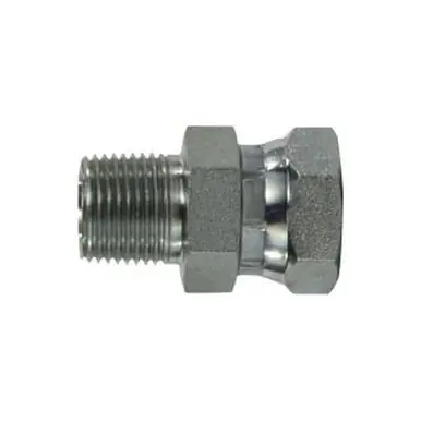 Midland Industries 140466 - Swivel Adapter, 3/8" MPT x 3/8" FNPSM, Steel