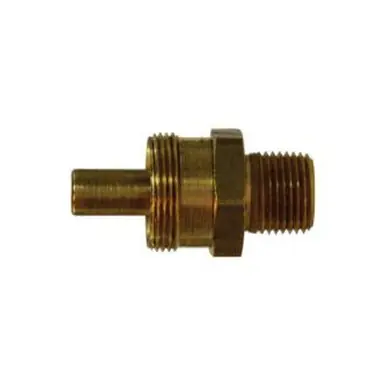 Midland Industries 38324 - Adapter Body, 3/8" Hose x 1/4" MPT, Brass