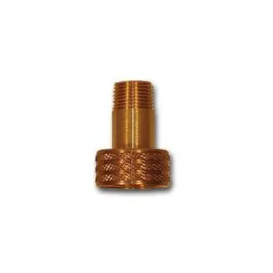 Midland Industries 103GH - Straight Swivel Adapter, 3/4" FHT x 3/8" MPT, Brass