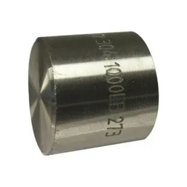 Midland Industries 63477B1 - Barstock Cap, 1-1/2" FPT, Stainless Steel, 1000 lb