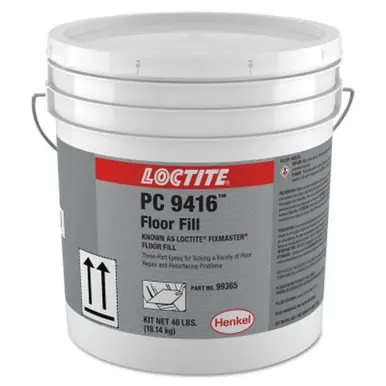 LOCTITE 235633 Fixmaster Floor Fill, 40 lb, Kit, Grey