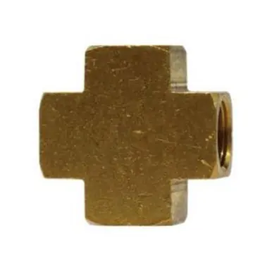 Midland Industries 28044 - Pipe Cross, 1/2" NPT(F)F x 1/2" NPT(F)F x 1/2" NPT(F)F x 1/2" NPT(F)F,