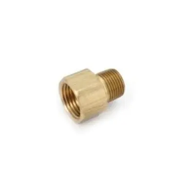Midland Industries 706120-0806 - Pipe Adapter, 1/2" FPT x 3/8" MPT, 1.19", Brass