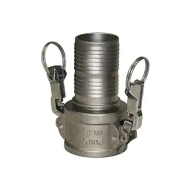 Midland Industries CGCHK5-200CR-SS1 - Cam & Groove Crimplok Quick Locking Coupler, 2" Type C x 2"