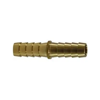 Midland Industries 32961 - Reducing Splicer, 3/8" Hose Barbed x 3/16" Hose Barbed, Brass