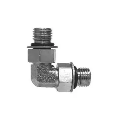 Midland Industries 6807NWO2020 - 90° Elbow, 1-1/4" Male ORB x 1-1/4" Male ORB, Steel