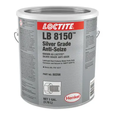 LOCTITE 235086 Silver Grade Anti-Seize, 1 gal Can